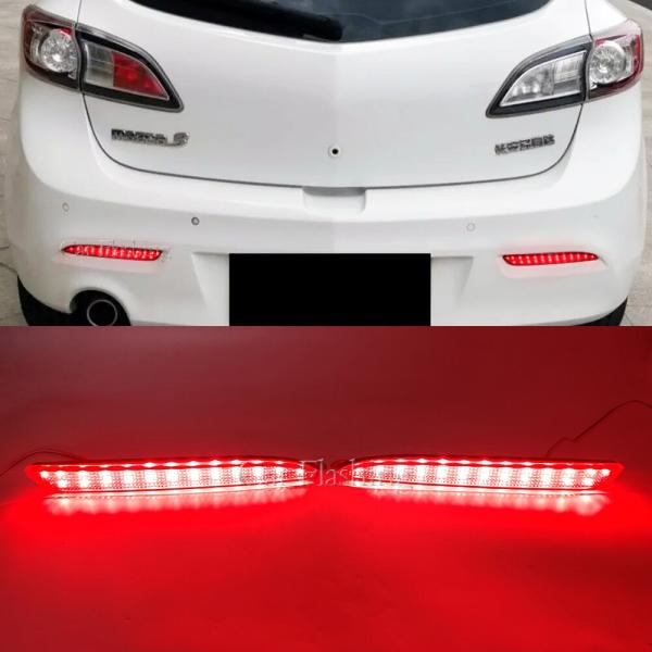 マツダ3 マツダスピード 3 AXELA 2010 20112012 2013用LEDリアバンパーラ...