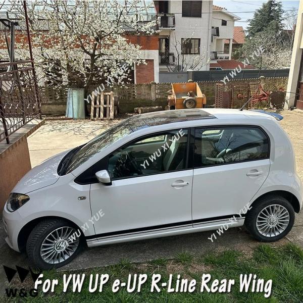 フォルクスワーゲン VW UP E-UP Rライン ABSレジン社外リアスポイラー ウィング トラン...