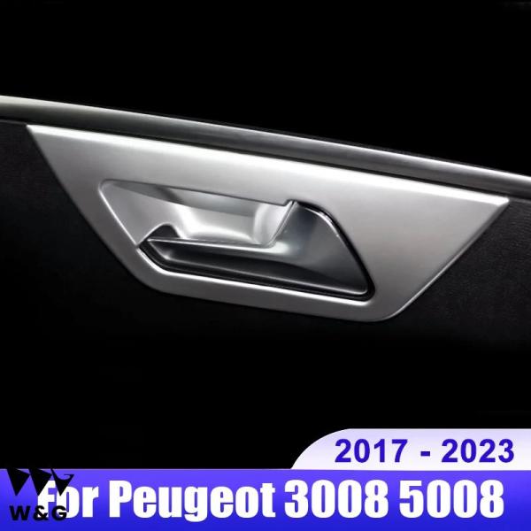プジョー 3008 5008 GT 2017 18-23ハイブリッド MK2 車 インナードアハンド...