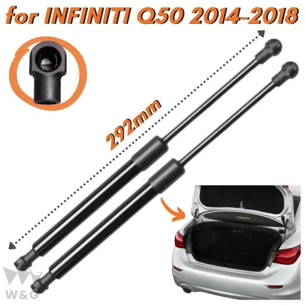 X2 リアトランク STRUTS INFINITI Q50 SEDAN 2014 2015 2016...