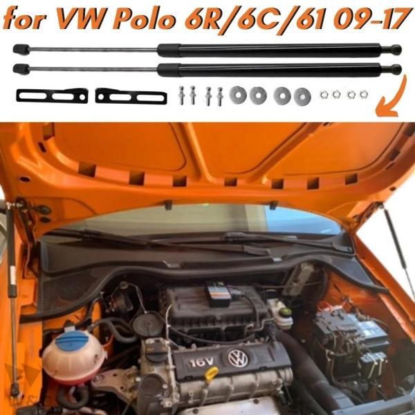 X2 フード STRUTS VOLKSWAGEN VW POLO 6R/6C/61 2009-201...