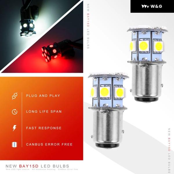 並行輸入品 LED 6V BAY15D 1157 1157A 7528 3496 リア ウィンカーラ...