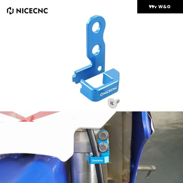 並行輸入品 オートバイ バイク CNCアルミフロントブレーキラインホースクリップ ケーブル クランプ...