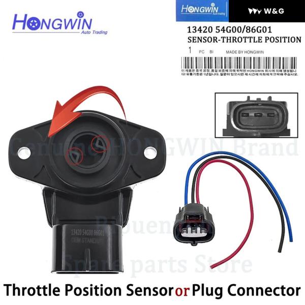 並行輸入品 13420 54G00 1342086G01 スロットルポジションセンサーコネクタ スズ...