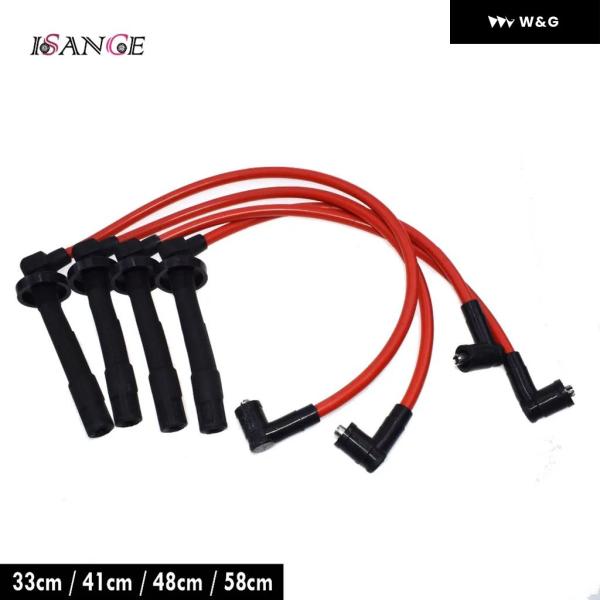 並行輸入品 10.2MM イグニッション スパークプラグ ワイヤー ケーブルセット D16Z6 D1...