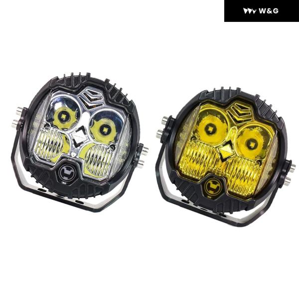 【並行輸入品】 5インチ 50W 4LED オフロードライト サイドシューター LEDポッドライト ...