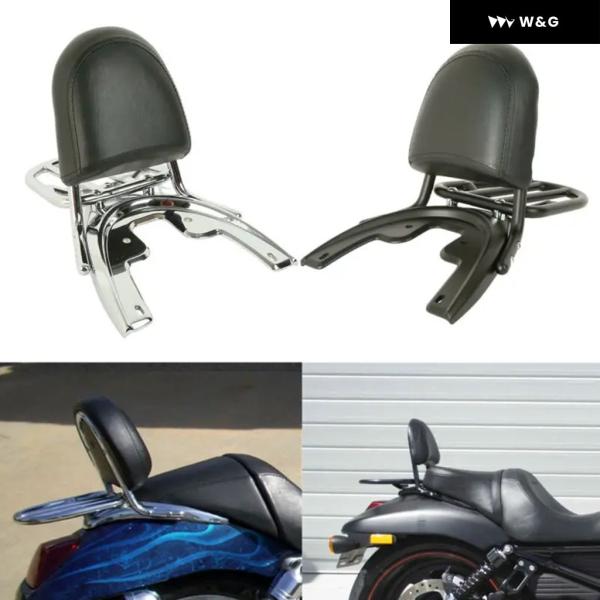 並行輸入品 バイク用バックレスト ラゲッジラック シーシーバー ベースプレート ハーレー VROD ...