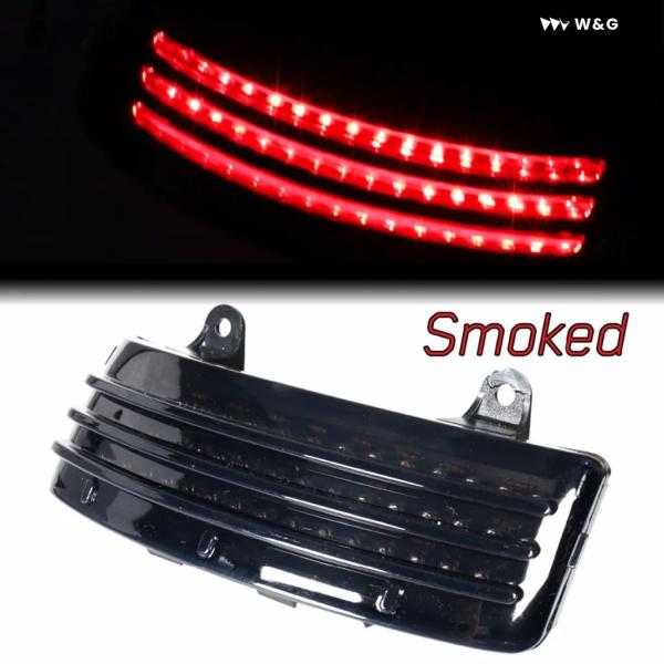 並行輸入品 スモークトライバーLEDリアテールブレーキフェンダーチップライトハーレーストリートグライ...