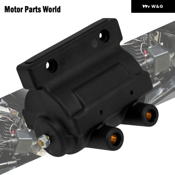 並行輸入品 オートバイデュアルファイアツインパワーイグニッション2線式スパークコイル ハーレーツーリ...