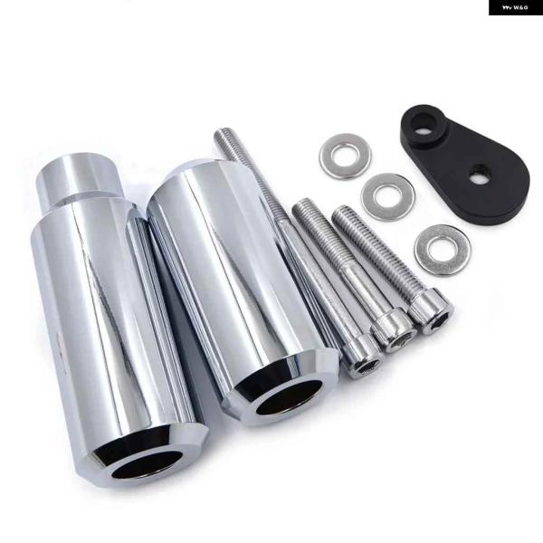 並行輸入品フレーム スライダー クローム カワサキ ZX-6R ZX-6RR 636 2005 オー...