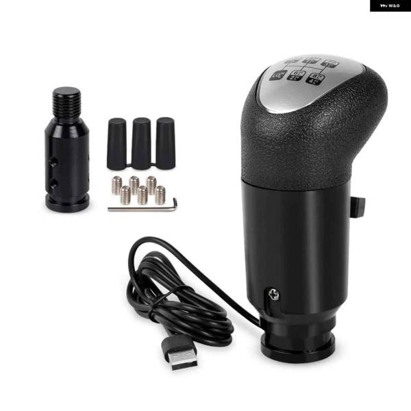 並行輸入品ETS2 ギア コントローラ ー USB シフター ノブ ブラック トランス ミッション ...