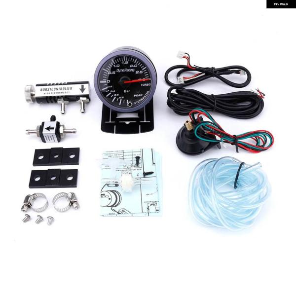 並行輸入品DYORACING 60MM 車用ターボブーストゲージ 3BAR 調整可能ターボブースト ...