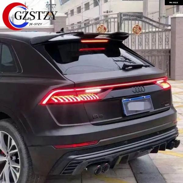 並行輸入品リア トランク ルーフスポイラー リップウィング アウディ Q8 SQ8 2019-202...