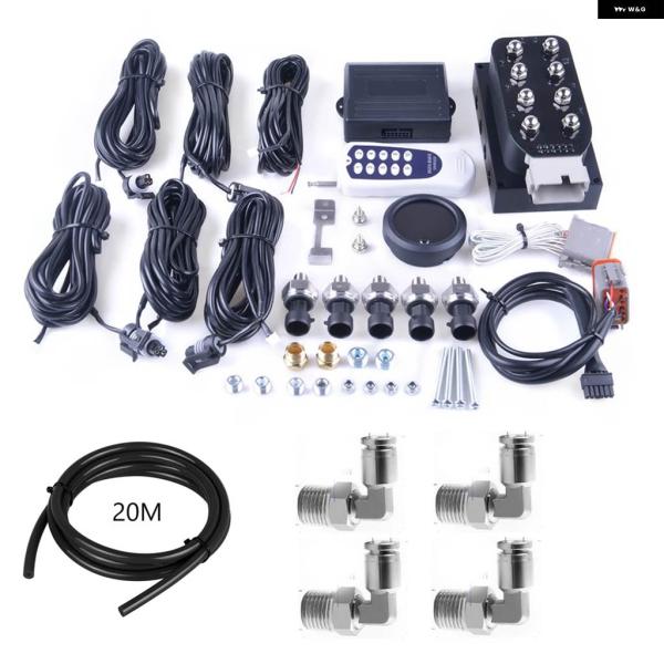 並行輸入品 12V ソレノイド バルブ ブロック エアライドサスペンション リモート コントローラ ...