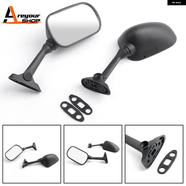 並行輸入品ブラック レーシングミラー スズキ GSXR GSX-R 600 750 1000 K1 ...