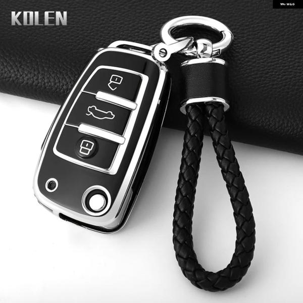 並行輸入品 キーケースカバー シェル FOB アウディ C5 C6 R8 A1 A3 A4 A5 A...