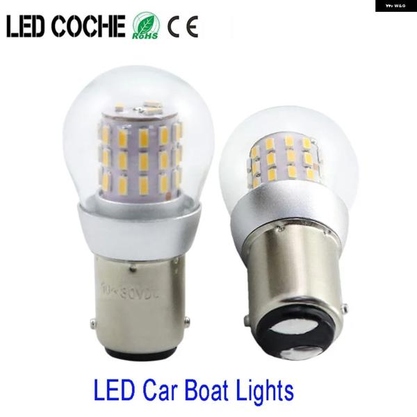 並行輸入品 2個S25 P21W BA15S LED 電球 BA15D 12-24V ライト ナビゲ...