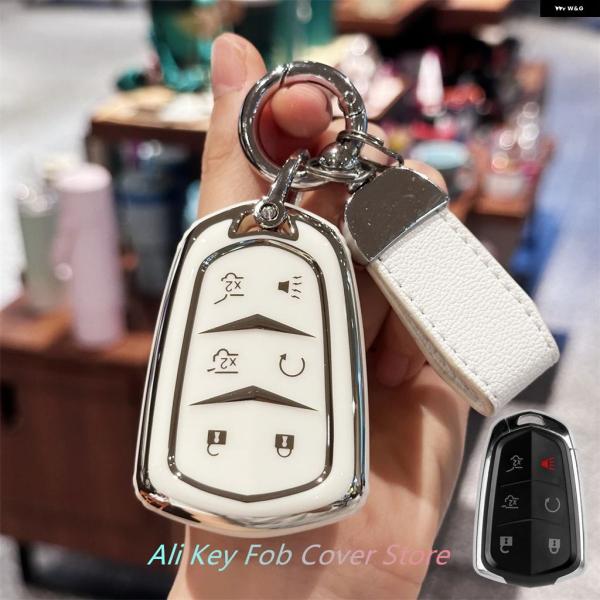 並行輸入品 キャデラック キーフォブ カバー キーリング キー ホルダー エスカレード ESV 20...