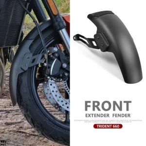 フェンダーハガーエクステンション トライデント660 フロントマッドガードエクステンダー トライデント660 トライデント660 2021-24 バイク