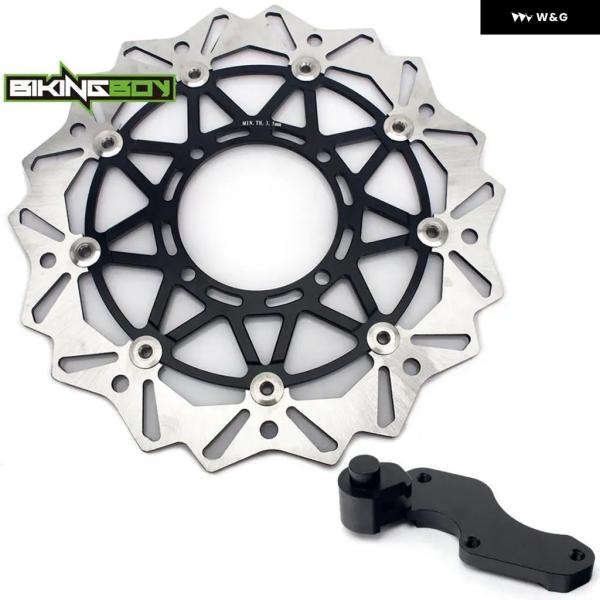 並行輸入品 320MM フロント ブレーキディスク ローター ブラケット KX125 KX250 K...
