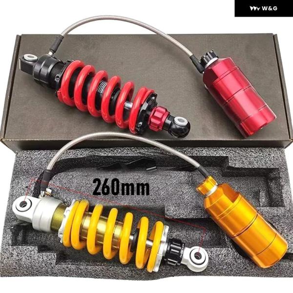 並行輸入品 260MM調整可能 セントラル ショック アブソーバー オートバイ バイク リアサスペン...
