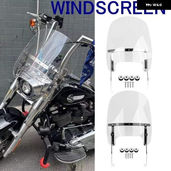 並行輸入品 クイックリリースツーリング オートバイ バイク ウィンドスクリーン ハーレー ソフテイル...
