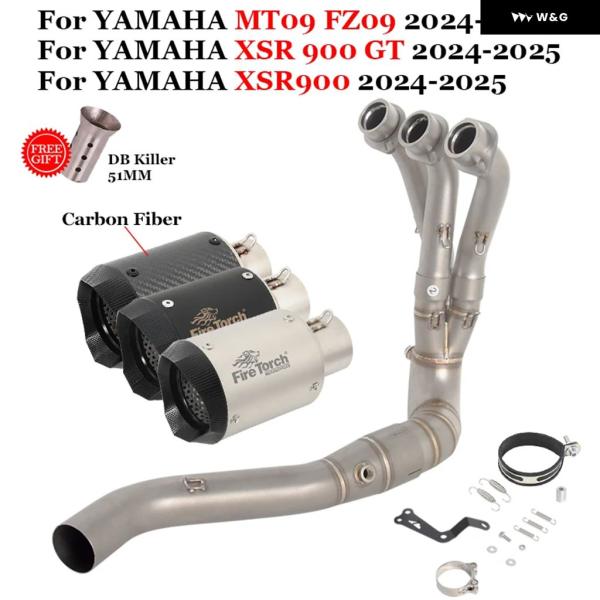 【並行輸入品】 スリップオン オートバイ バイク 排気 システム フロントリンク パイプ マフラー付...