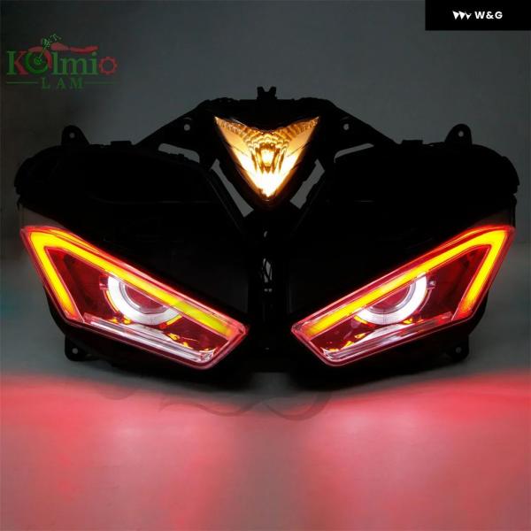 並行輸入品 2013 - 2018 ヤマハ YZF-R3 YZF-R25 HID プロジェクター デ...