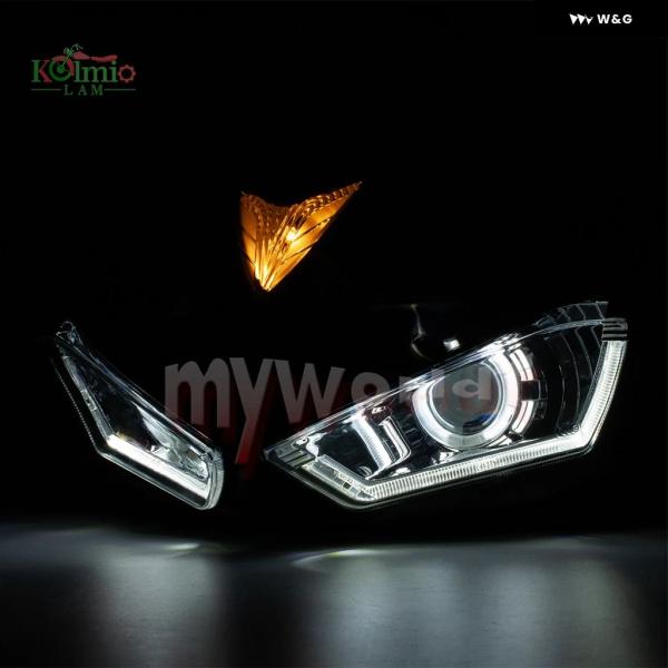 並行輸入品 ヤマハ YZF R25 R3 2013 - 2018 オートバイ バイク ヘッドランプ ...