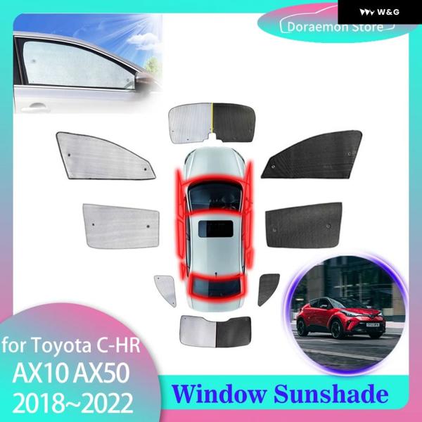 並行輸入品 フルカーサンシェード トヨタ C-HR CHR AX10 AX50 2018~2022 ...