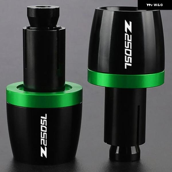 並行輸入品 2015-18 汎用 ハンドルバー 2020 2019 グリップ バーエンド カワサキ ...