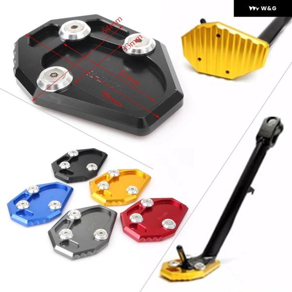 並行輸入品 CNC キック スタンド フット サイド スタンド エクステンション パッド サポート ...