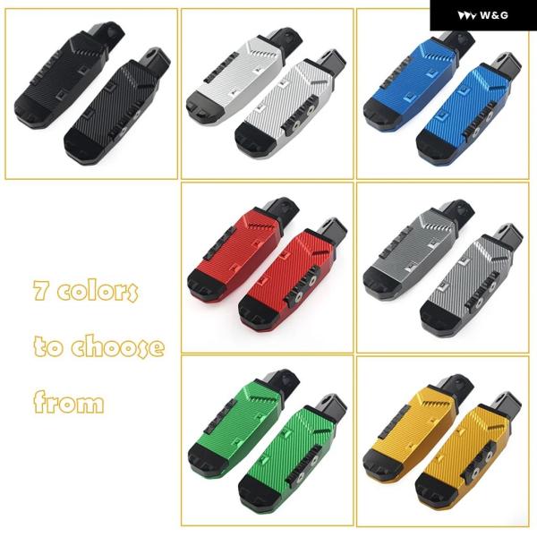 並行輸入品 2X オートバイ バイク リア フットレスト フットペグ ペダル パッド スズキ GSX...