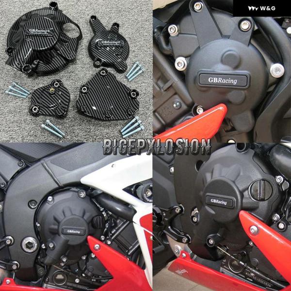 並行輸入品 2007 R1 カーボンプリント オートバイ バイク エンジン カバー ケース ヤマハ ...