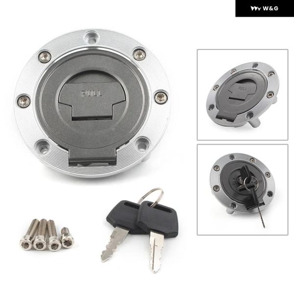 並行輸入品 オートバイ バイク 燃料ガス タンクキャップ カバー ロックキースイッチキット アセンブ...