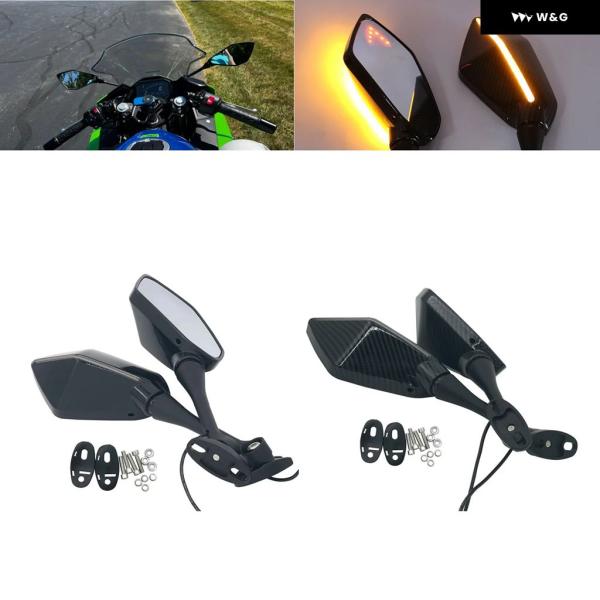 並行輸入品 サイドバックミラー ウィンカー付き ホンダ CBR250R CBR300R 2015-2...