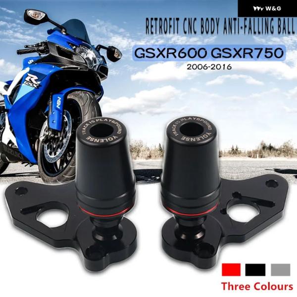 並行輸入品 600 GSX R750 R600 2006-2016 2015 バイク 落下 フレーム...