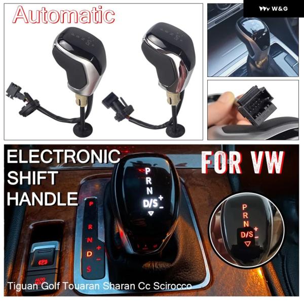 並行輸入品 DSG AT LED 同期電子 ディスプレイ ギア シフト ノブ シフト レバー ハンド...