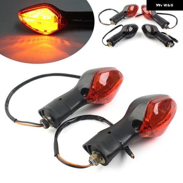 並行輸入品 1ペア オートバイ バイク フロント リア ウィンカー ライト インジケーター ランプ ...