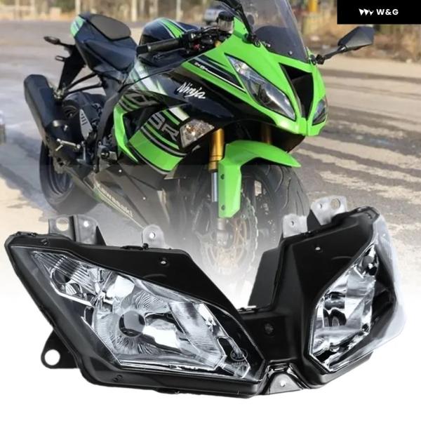 並行輸入品 オートバイ バイク ヘッドライト アセンブリ ヘッドランプ カワサキ NINA ZX6R...