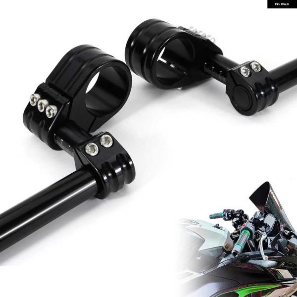 並行輸入品41MM マルチクリップ ハンドルバー クリップオン ホンダ CBR 600 カワサキ Z...