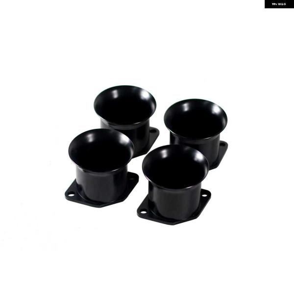 並行輸入品4個 48MM 内径 DCOE IDF IDA スロットルボディ キャブレター エアホーン...