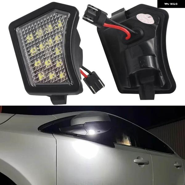 並行輸入品2個 車 LED フロントアンダーミラー ランプ パドルライト ボルボ V40 V50 C...