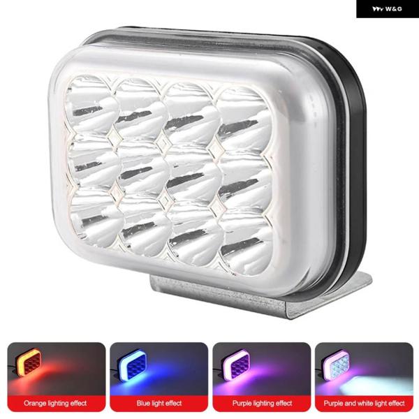 並行輸入品汎用 12-85V オートバイ スクエア LED プロジェクター ヘッドライト オートバイ...