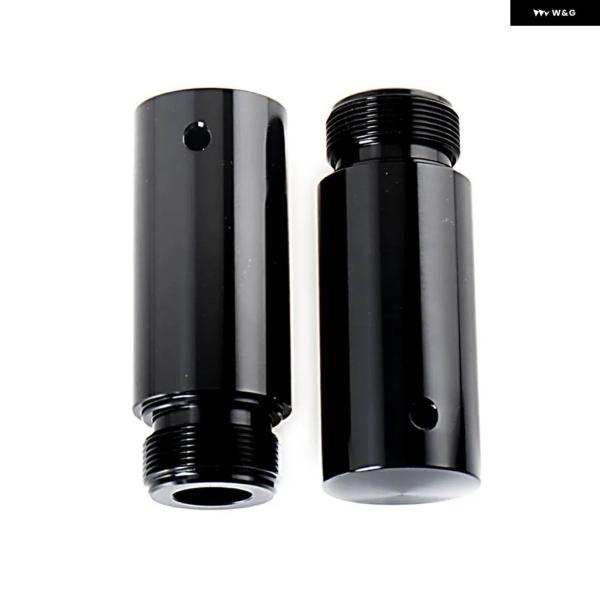 並行輸入品ブラック 39MM フォーク チューブ 3インチエクステンション ハーレー ダイナ グライ...