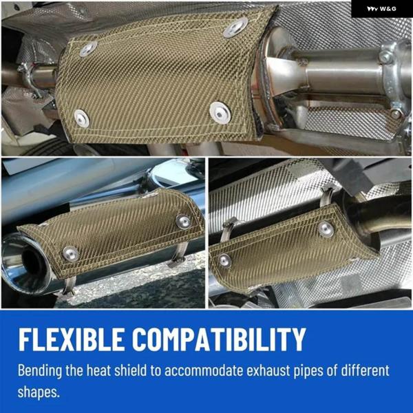 並行輸入品4インチ X 8インチ 排気 ヒートシールド 自動車用交換用排気ヒート 排気 ヒートシール...