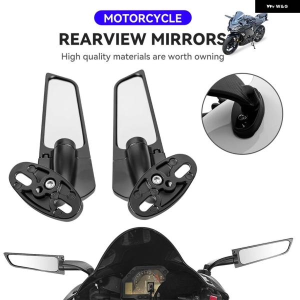 並行輸入品バイク ミラー ヤマハ YZF-R125 YZFR125 25 ステルス ウィングレット ...