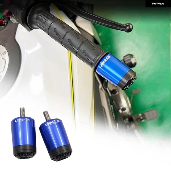 並行輸入品オートバイ ハンドルバー グリップ エンドキャップウェイトバランスキャッププラグ ハンドル...