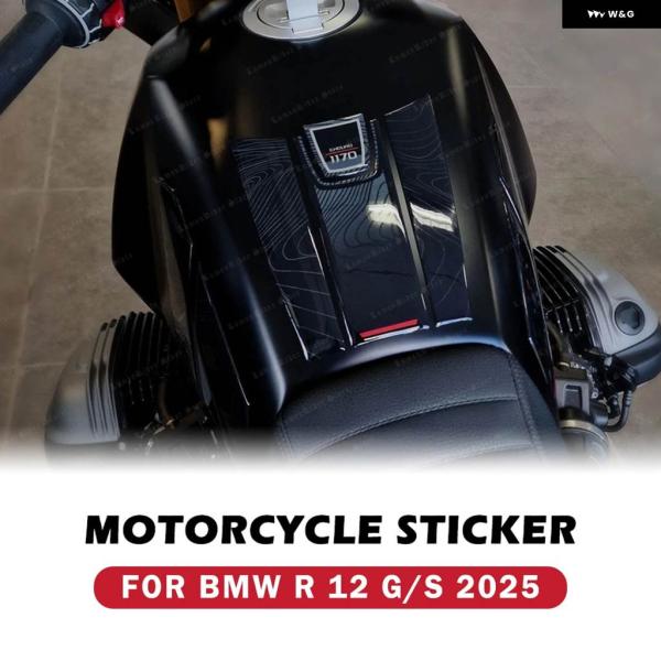 並行輸入品R 12G/S 2025 バイク アクセサリー 3Dエポキシ樹脂タンク パッド ステッカー...