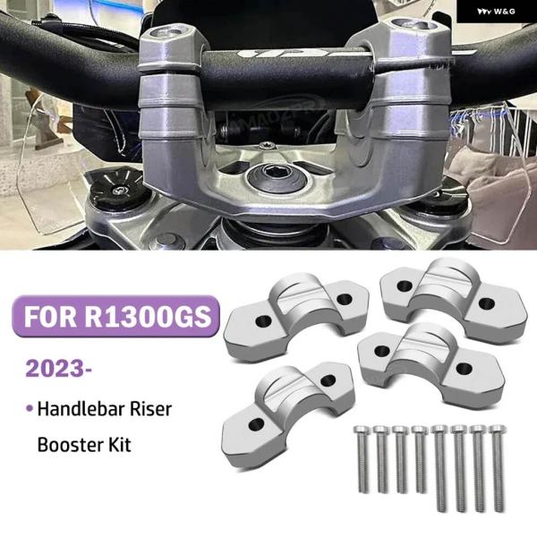 並行輸入品バイク アクセサリー R1300GS シルバー ハンドルバー ライザー ハンドルバー 高さ...